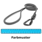 Preview: klassische Hundeleine TWIST - L - 115cm - hellblau